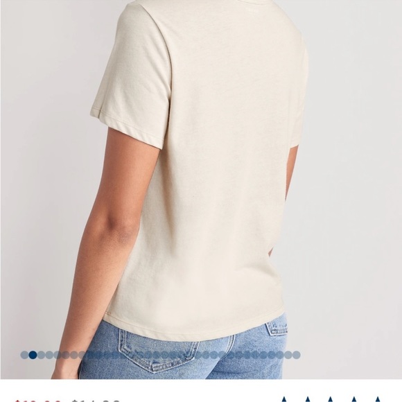 NWT OLD NAVY EveryWear Slub-Knit Graphic T-Shirt COLOR WISHBBONE X-LARGE - Picture 3 of 7